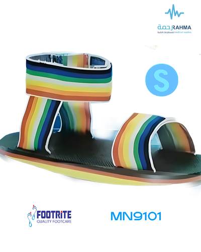 صندل للجبيرة-FootRite Cast Sandal Rainbow-Small