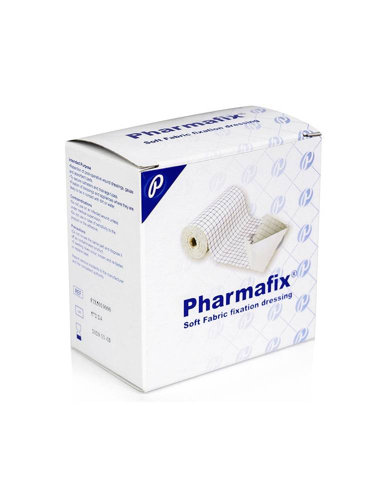 ضمادة تثبيت تتكون من نسيج ناعم-Pharmafix Soft Fabric Fixation dressing -5X10cm