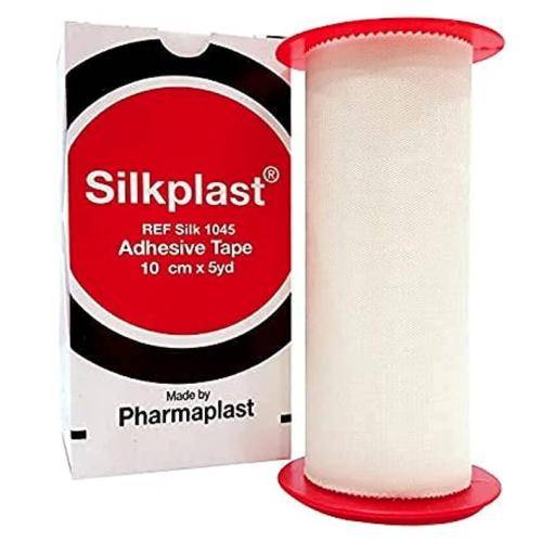 اشرطة جراحية Pharmaplast Silkplast Surgical tape 10 cm X 5yd