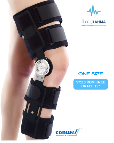 مشد الركبة مع آلية التحكم بالحركة-''Conwell Rom Knee Brace19