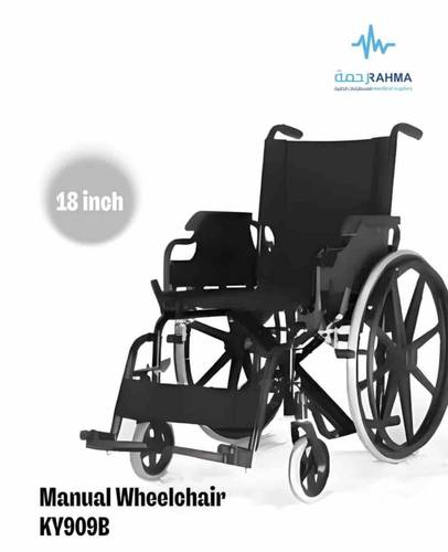 كرسي متحرك ستيل مقاس 18 انش KAIYANG STEEL WHEELCHAIR Size 18
