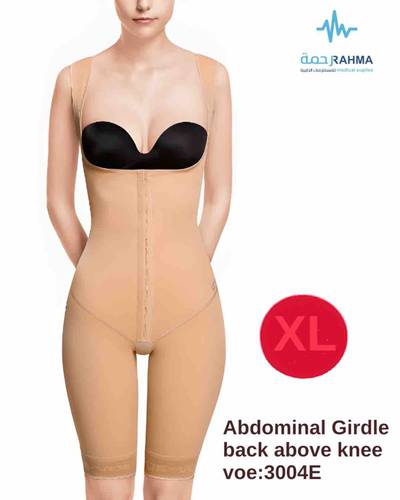 مشد بعد عمليات شفط الدهون من البطن والورك والفخذ والظهر -VOE Girdle With  Abdominal And Back Extension Above The Knee 3004E-XL