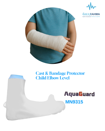 Cast and Bandage Protector Up to Elbow - Children - Aqua Guard Cast & Bandage Protector Child Elbow Level