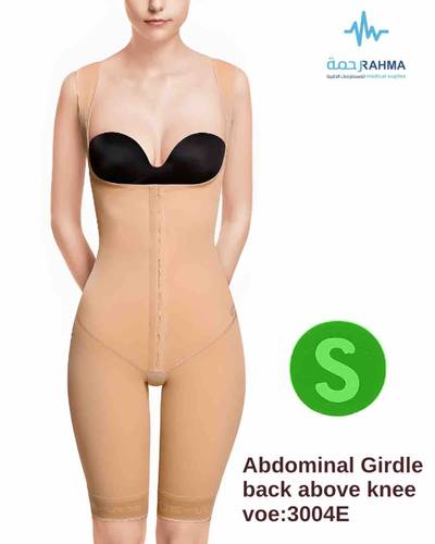 مشد بعد عمليات شفط الدهون من البطن والورك والفخذ والظهر -VOE Girdle With  Abdominal And Back Extension Above The Knee 3004E-S