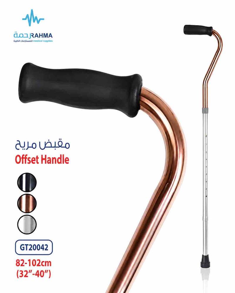 عصا معدنية-RiteCare Walking Stick Of Metal-GT20042