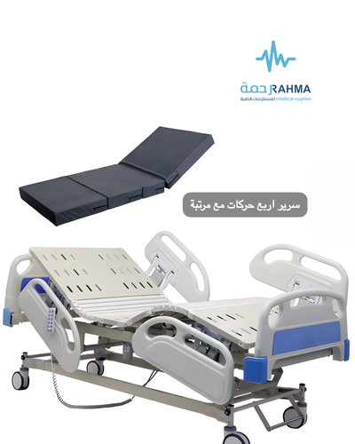سرير كهربائي 4 حركات جوانب فايبر خ