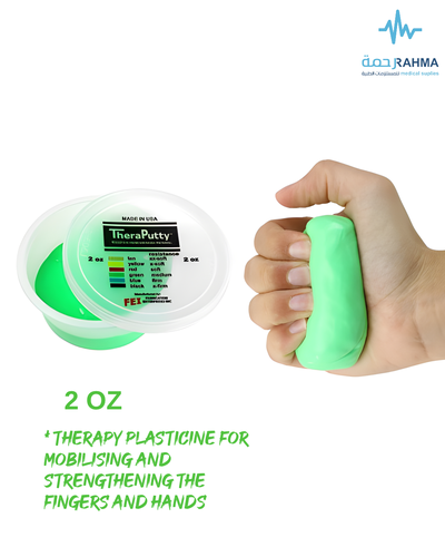 معجون صلصال 2 اخضر-Fabrication TheraPutty-2OZ -Green