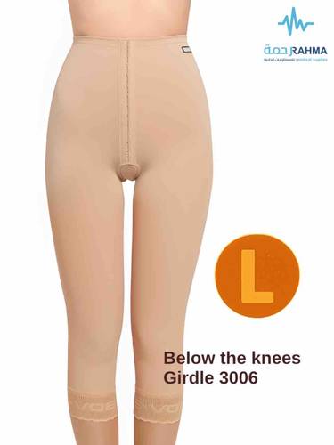 مشد بعد عملية شفط الدهون من الفخذ والركبه ورفع الفخذ-VOE Below The Knee Girdle Beige -3006-L