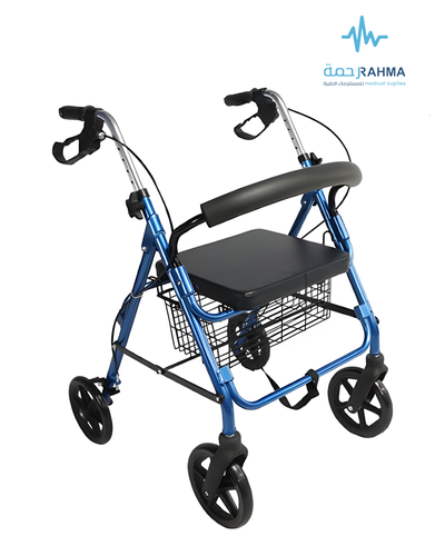 مشاية لون أزرق كفر امامي -Sandross Aluminum Walker