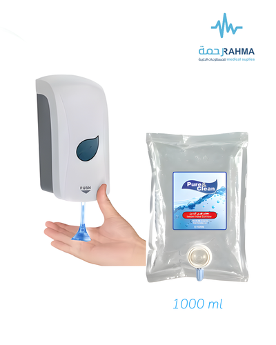 بيور كلين معقم لليدين اكياس جل Pure&Clean Hand Sanitizer 1000ml