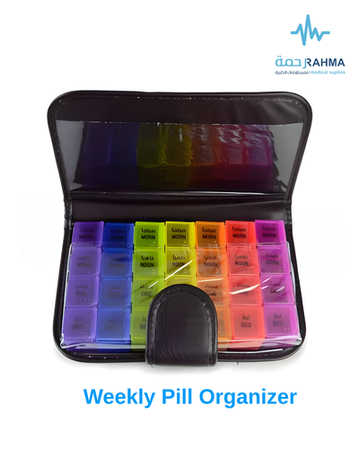 SPACARE Weekly pill Box 088 سباكير حافظة ادوية اسبوعية