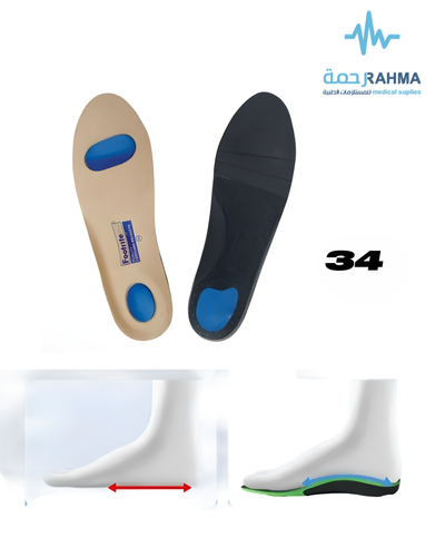 فرشة حذاء للقدم المسطحة-FootRite Flat Foot Insoles Premier-34
