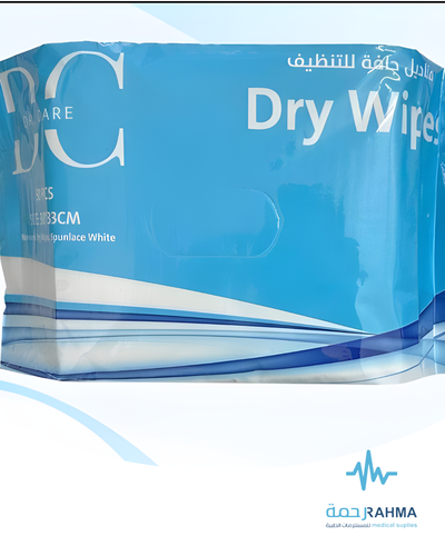 مناديل جافة للتنظيف -DR.Care Dry Wipes 30X33cm 50 pcs