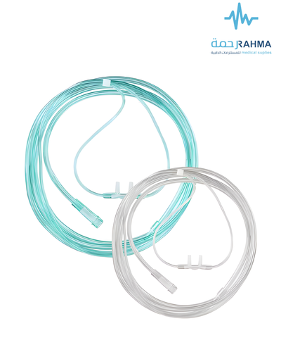ماسك اكسجين انف -OXY Set Nasal Oxygen Catheter Twin Bore Nasal Oxygen Set