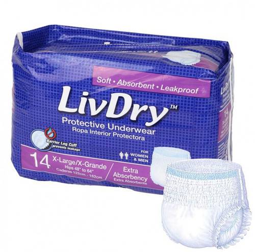 حفائض لايف دراي كلوت- LivDry Protective Underwear -XLarge