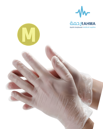 Vinyl Gloves Medium - Kinmed Vinyl Examination Gloves Medium