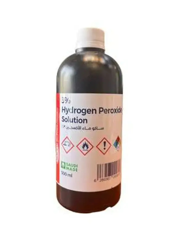 هايدروجين بروكسايد hydrogen peroxide 3% 500 ml