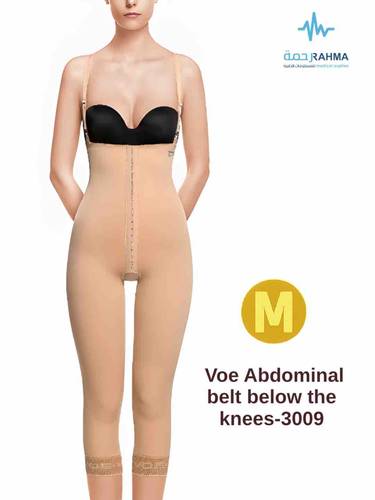 حزام بطن أسفل الركبتين لشفط الدهون في البطن والورك والفخذ والركبة، Voe Abdominal belt below the knees-3009-M