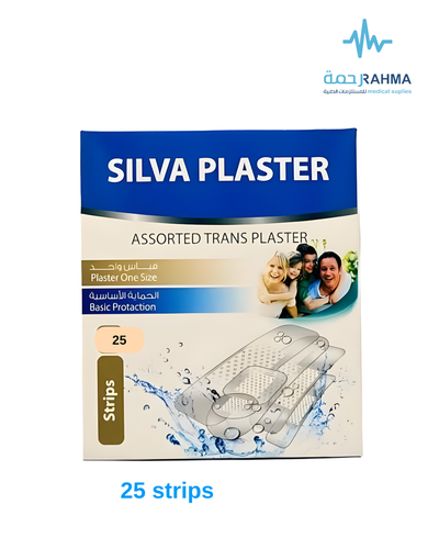 بلاستر شفاف متنوع 25 حبه- Silva Plaster Assorted Trans Plaster 25strips