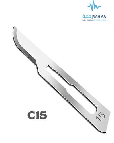 مشرط جراحي مقاس Smi Sterile Surgical Blades Carbon Steel 15