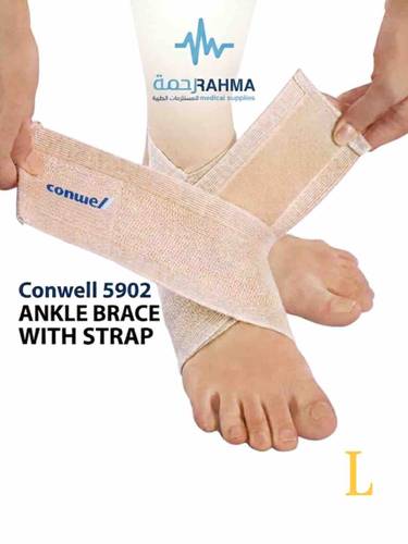 مشد الكاحل مع الحزام-Conwell Ankle Brace With Strap-5902-L