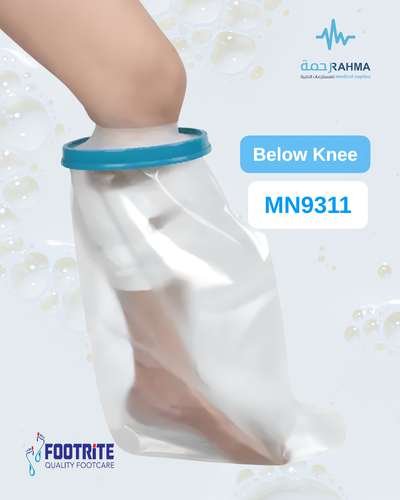 حامي الجبيرة تحت الركبة-FootRite Cast & Bandage Protector Below Knee