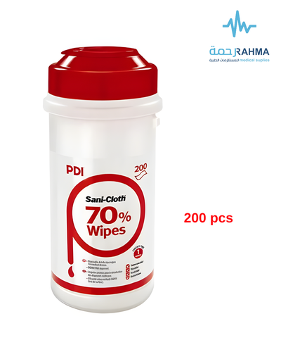 بي اي مناديل تنظيف -PDI Sani-Cloth Wipes 70% 200 PCS