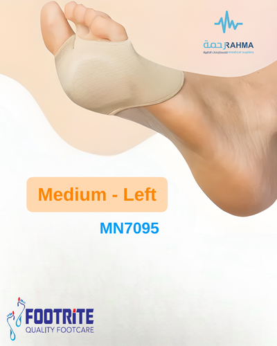 وسادة سيليكون للعناية بمشط القدم -اليسري-Footrite Meta Rsal Support Frontal-Medium-Left