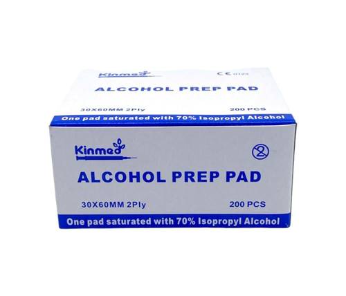 مسحات طبية 200 حبه-Kinmed Alcohol Prer Pad 200pcs