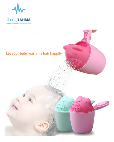 حمي عيون الطفل مع كوب غسل اخضر-AT Protect baby's eyes with a wash cup