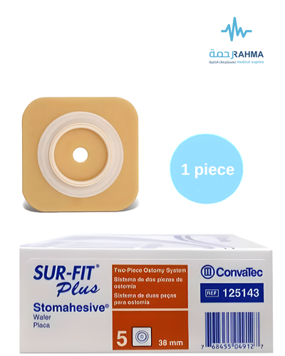 قاعدة لفتحة المفاغرة 38 مل -Convatec Sur-Fit Plus Stomahesive Wafer Placa 38mm