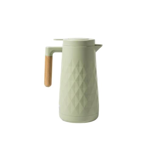 1 liter thermos with wooden handle