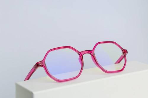 نظارات العاكس الأزرق Pink Prism