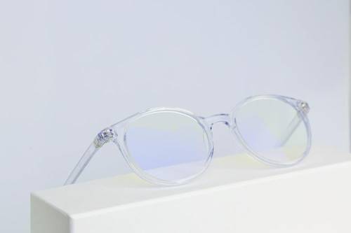 نظارات العاكس الأزرق Crystal Round