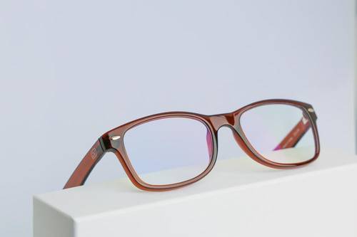 نظارات العاكس الأزرق Burgundy