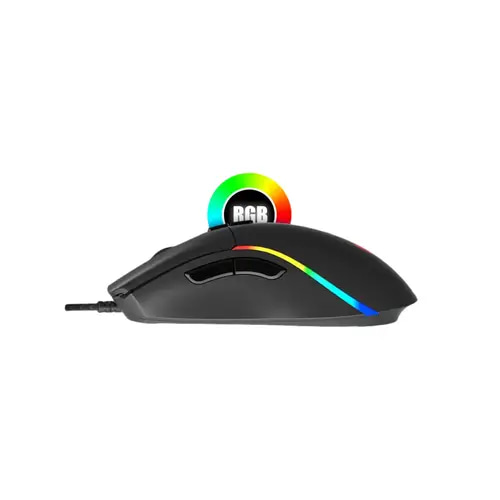 ميشن - ماوس ألعاب RGB بدقة 12000 DPI سلكي MT-GM19_2023 – أسود