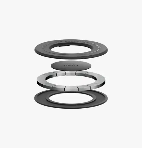 مجموعة تثبيت مغناطيسية UNIQ SnapMount – رمادي