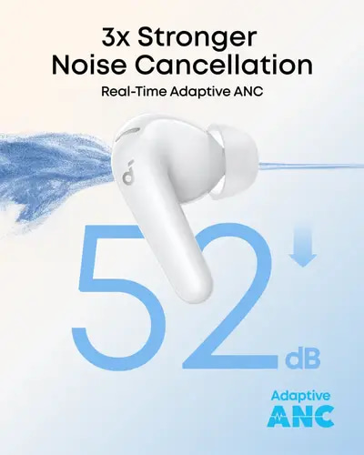 سماعة اذن ساوندكور R60I NC بلوتوث - ابيض