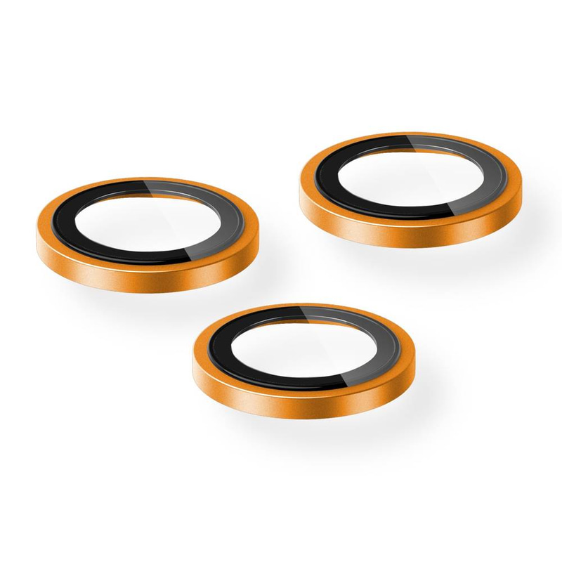 ارمور برو - حماية عدسات الكاميرا Lens Protector للايفون 17Pro/Max - برتقالي