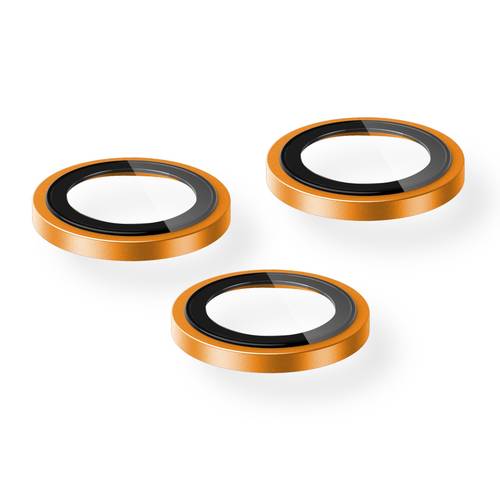 ارمور برو - حماية عدسات الكاميرا Lens Protector للايفون 17Pro/Max - برتقالي