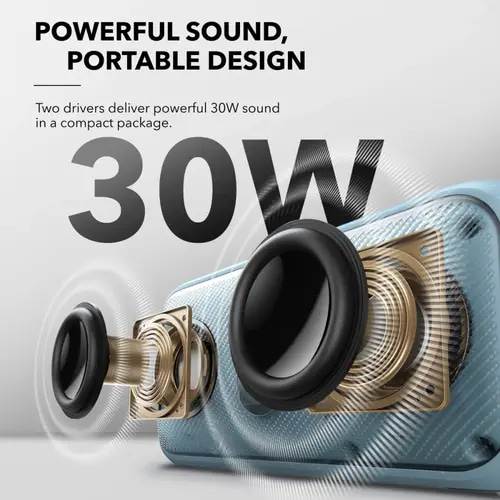 سبيكر محمول ساوندكور Motion X300 بلوتوث - ازرق