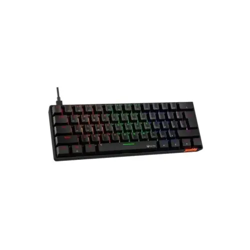 ميشن – لوحة مفاتيح ميكانيكية قيمنج 60% RGB سلكية MT-MK005 – أسود