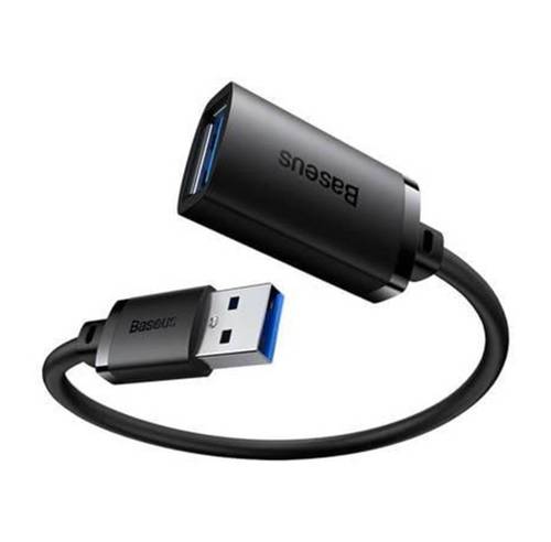 كيبل بيسوس  تمديد USB بطول 0.5 متر - أسود