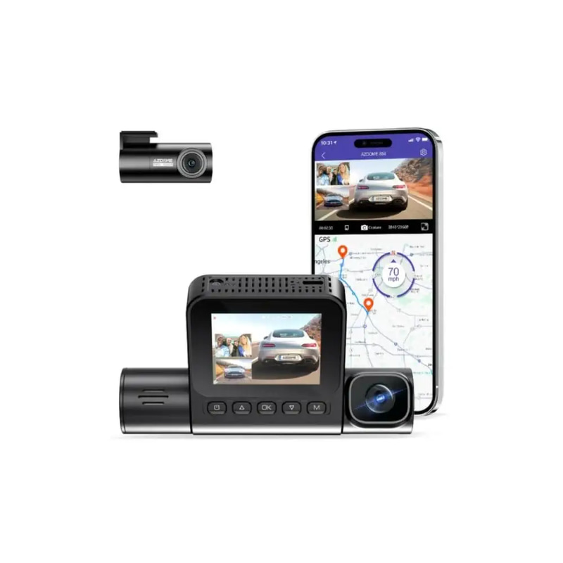 داش كام ازدوم S58 ثلاثية العدسات عالية الجودة 4G مع GPS و WiFi 6