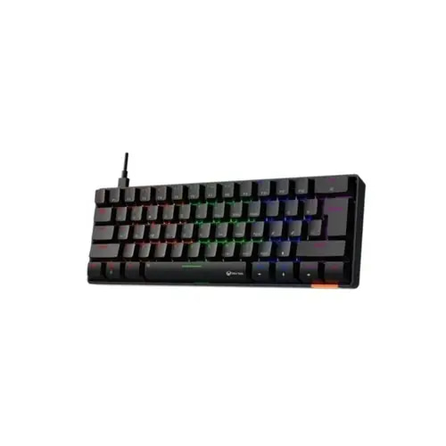 ميشن – لوحة مفاتيح ميكانيكية قيمنج 60% RGB سلكية MT-MK005 – أسود