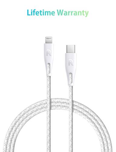 كيبل USB-C الى Litigating بطول 1.2 متر - لون أبيض