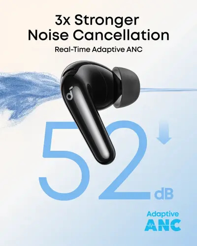 سماعة اذن ساوندكور R60I NC بلوتوث - أسود