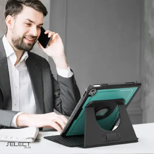 سيليكت كفر حماية للايباد مع استاند للايباد ( 10.9inch ) - اخضر
