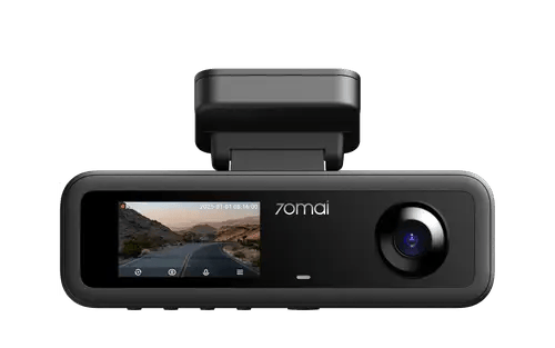 كاميرا سيارة داش كام 70mai T800E امامية بدقة 4K وداخلية وخلفية بدقة HD - اسود