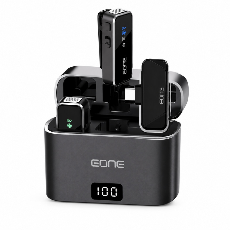 مايك لاسلكي EONE Wireless Microphone Type-C – مناسب للتصوير والبث المباشر